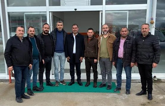 Boğazlıyan merkez mahalle muhtarları, Kayseri Şeker Fabrikası Başkanı Harun Halıcı’yı