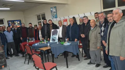 CHP Boğazlıyan İlçe Başkanı Mert Ertekin ve beraberindeki heyet, Devecipınar