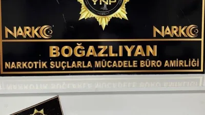 Boğazlıyan Polis Uygulama Noktası’nda durdurulan araçta yapılan aramada 2,72 gram