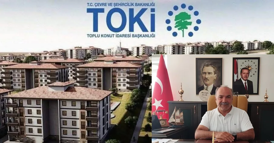 Uzunlu Kasabası’nda 63 TOKİ konutu için yapılan 88 başvurunun kura