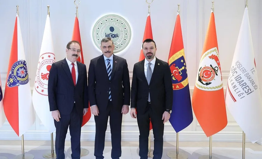 AK Parti Yozgat Milletvekili Süleyman Şahan ve beraberindeki heyet, İçişleri