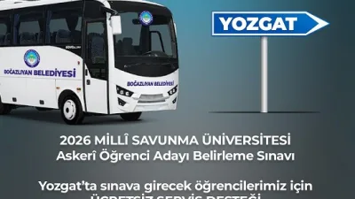 Boğazlıyan Belediyesi, 2026 MSÜ sınavına Yozgat’ta girecek öğrenciler için ücretsiz