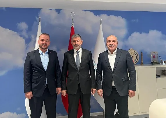 Yenipazar Belediye Başkanı Mustafa Özer ve Uzunlu Belediye Başkanı Mustafa