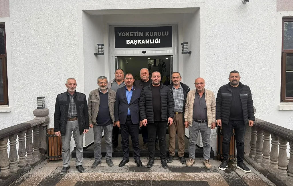 Boğazlıyan Yük Taşıyıcıları Kooperatifi Başkanı Yasin Ersoy ve yönetim kurulu