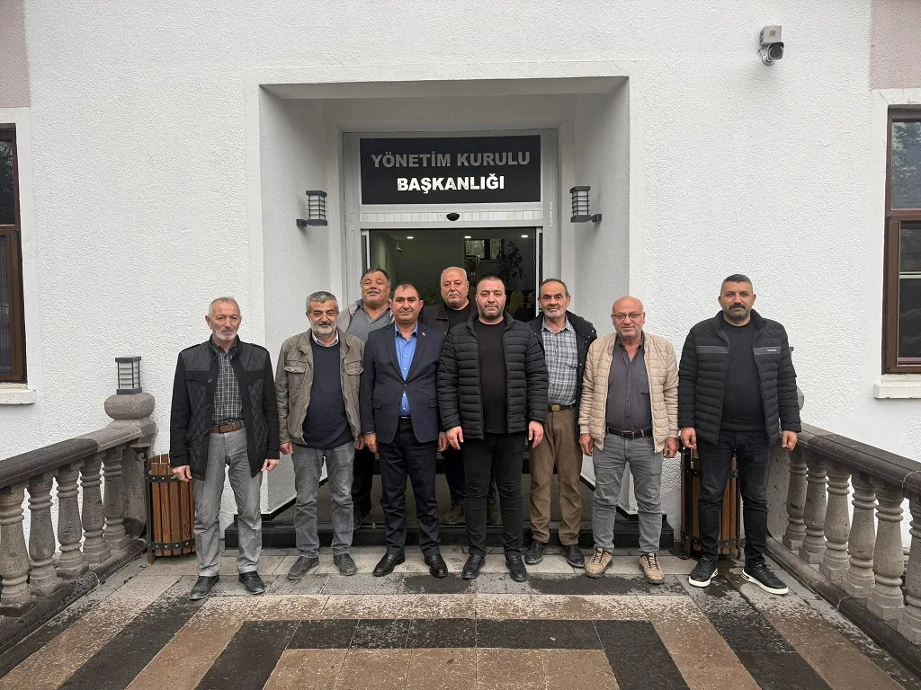 Boğazlıyan Yük Taşıyıcıları Kooperatifi Başkanı Yasin Ersoy ve yönetim kurulu