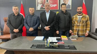 Boğazlıyan Yamaçlı Belde Başkanı Hüseyin Çalımlı ve ekibi, CHP Yozgat