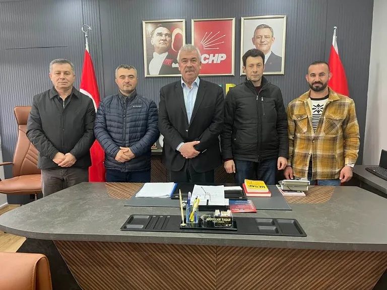 Boğazlıyan Yamaçlı Belde Başkanı Hüseyin Çalımlı ve ekibi, CHP Yozgat