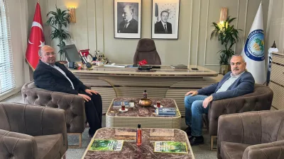 Boğazlıyan Belediye Başkanı Gökhan Coşar, Çayıralan Belediye Başkanı Ahmet Kaygısız’ın