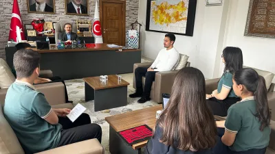 Milli Şehit Kaymakam Kemal Bey Fen Lisesi öğrencileri, su ayak