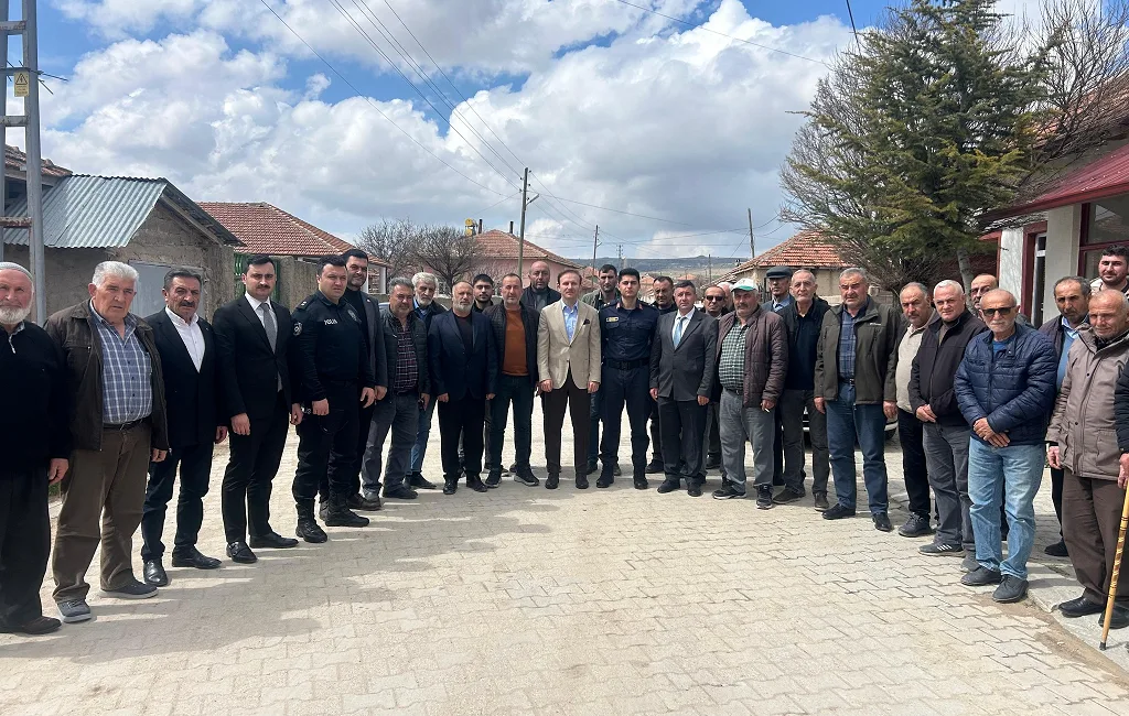 Boğazlıyan Kaymakamı Aydın Yanık, köy ziyaretleri kapsamında Yoğunhisar Köyü’nü ziyaret