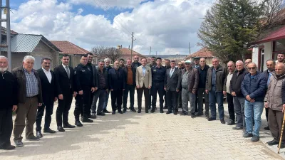 Boğazlıyan Kaymakamı Aydın Yanık, köy ziyaretleri kapsamında Yoğunhisar Köyü’nü ziyaret