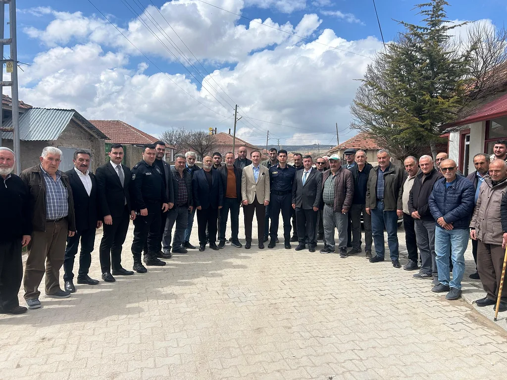 Boğazlıyan Kaymakamı Aydın Yanık, köy ziyaretleri kapsamında Yoğunhisar Köyü’nü ziyaret