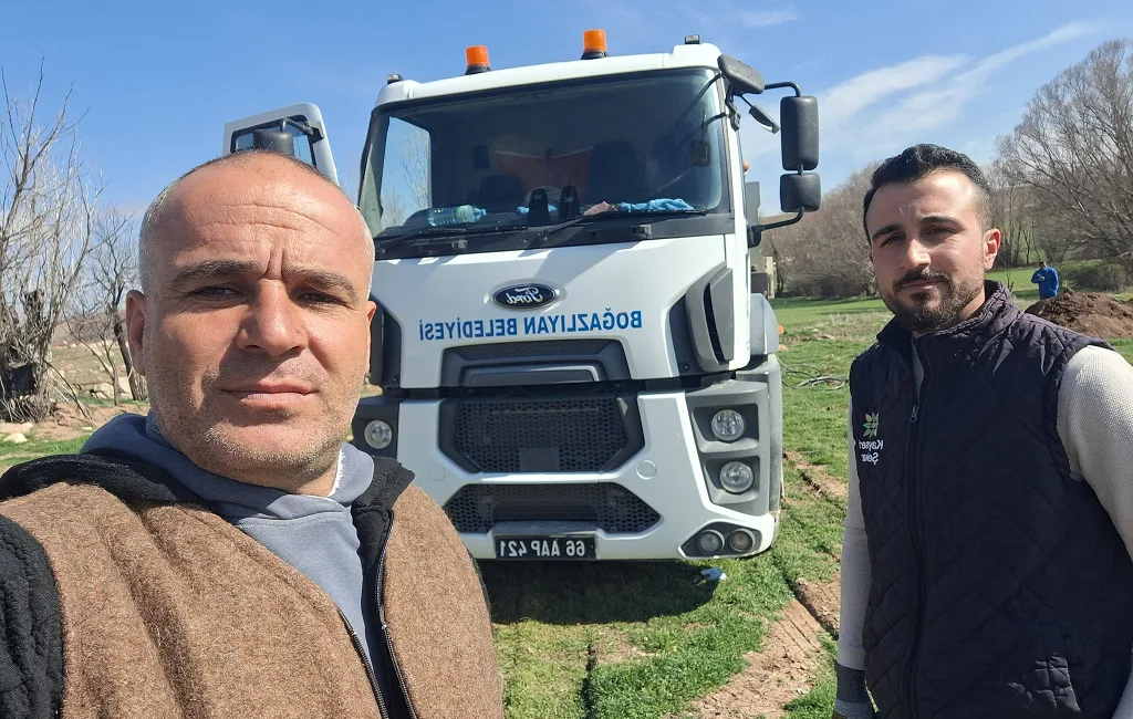 Boğazlıyan Başhoroz Köyü Muhtarı Mustafa Çakmak, köyde yapılan A Pınar