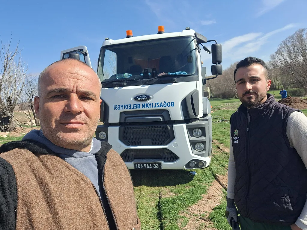 Boğazlıyan Başhoroz Köyü Muhtarı Mustafa Çakmak, köyde yapılan A Pınar