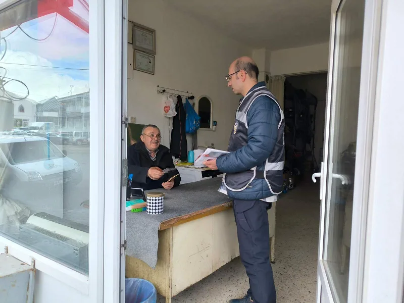 Boğazlıyan İlçe Emniyet Müdürlüğü ekipleri, ilçe genelinde gerçekleştirdikleri ziyaretlerde vatandaşlara