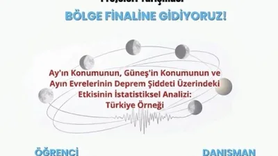 Boğazlıyan Bilim ve Sanat Merkezi öğrencisi Ravza Öztürk, deprem ve