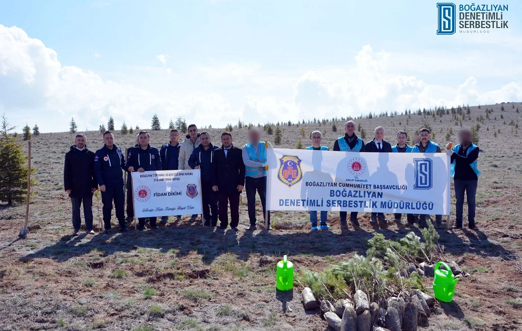 Boğazlıyan Cumhuriyet Başsavcılığı Adalet Ormanı’nda Orman Haftası kapsamında düzenlenen etkinlikte