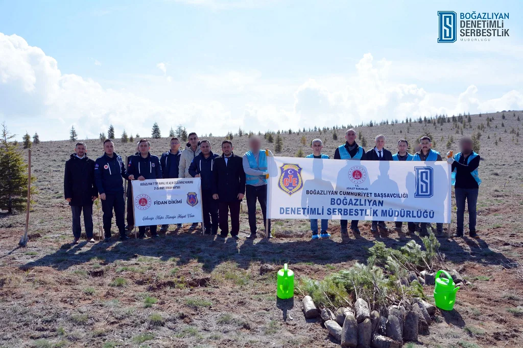 Boğazlıyan Cumhuriyet Başsavcılığı Adalet Ormanı’nda Orman Haftası kapsamında düzenlenen etkinlikte