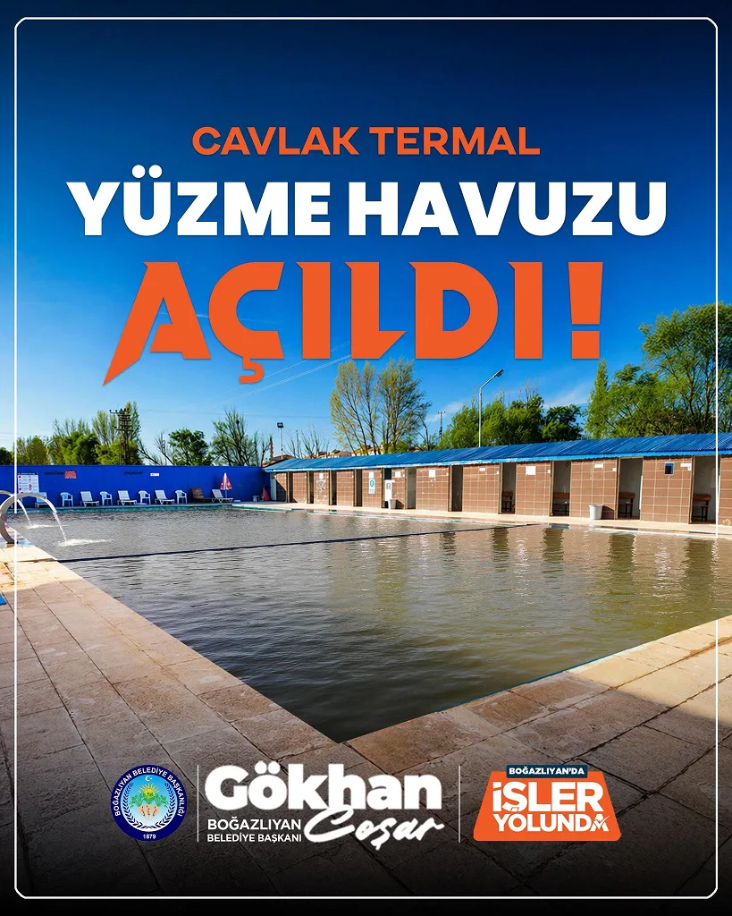 Boğazlıyan’da Cavlak Yüzme Havuzu kapılarını açarak vatandaşlara yaz boyunca hizmet