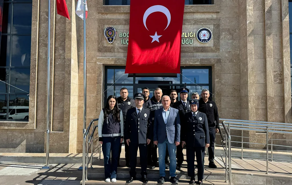 Boğazlıyan Belediye Başkanı Gökhan Coşar, Polis Haftası dolayısıyla İlçe Emniyet