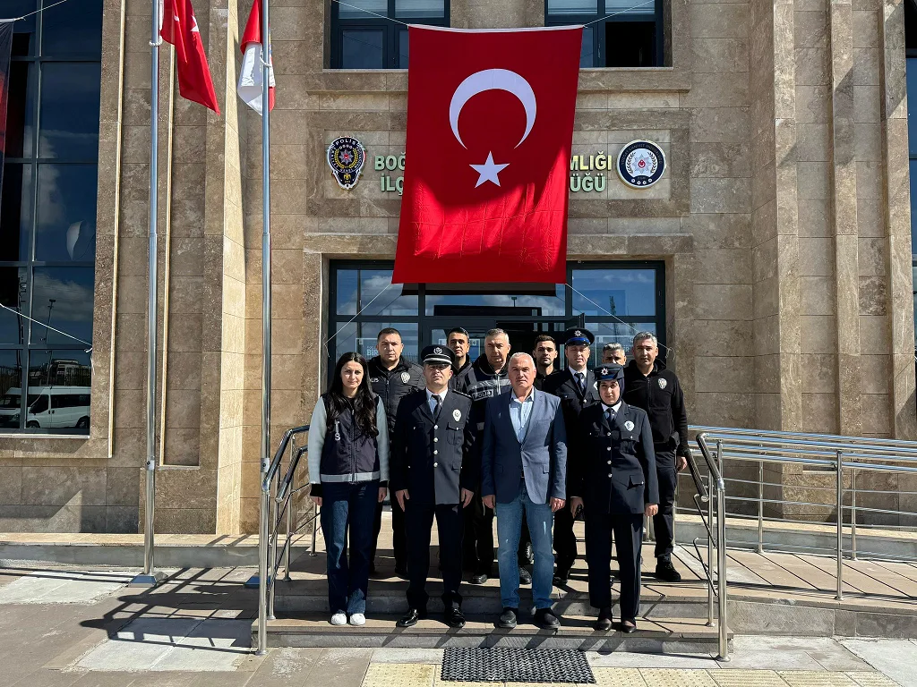 Boğazlıyan Belediye Başkanı Gökhan Coşar, Polis Haftası dolayısıyla İlçe Emniyet