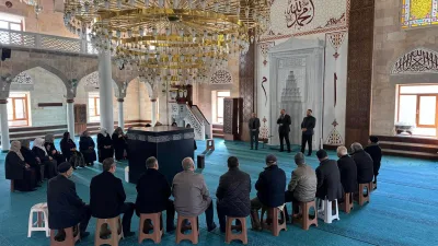 Boğazlıyan Merkez Çarşı Camii’nde düzenlenen hac seminerinde Boğazlıyan, Çandır ve