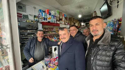 AK Parti Boğazlıyan İlçe Başkanı Hacı Yıldırım, ilçe esnafını ziyaret