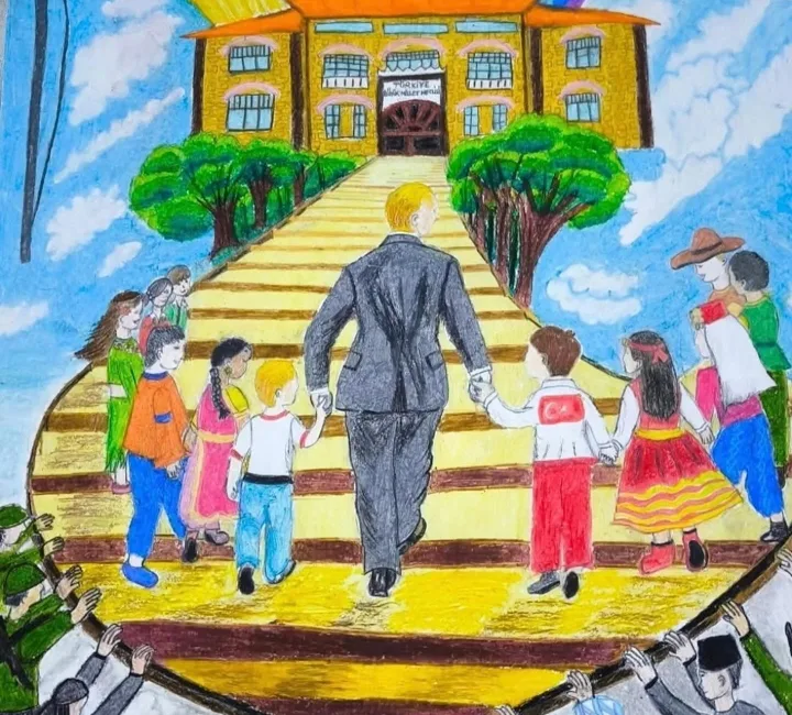 Borsa İstanbul Şükran Ana İlkokulu öğrencisi Zehra Beril Ersoy, TBMM’nin