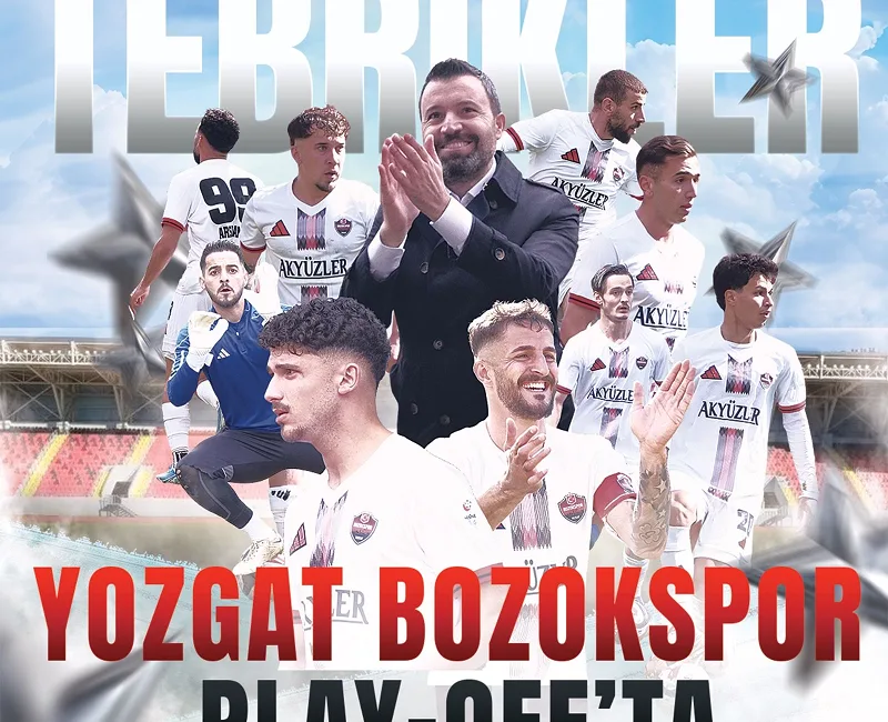 AK Parti Yozgat Milletvekili Süleyman Şahan, 3. Lig’de Play-Off’u garantileyen