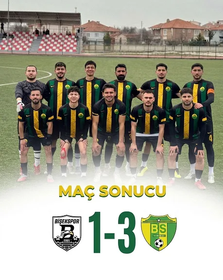 Yozgat Süper Amatör Ligi’nde Boğazlıyan Şekerspor, deplasmanda karşılaştığı Bişekspor’u 3-1