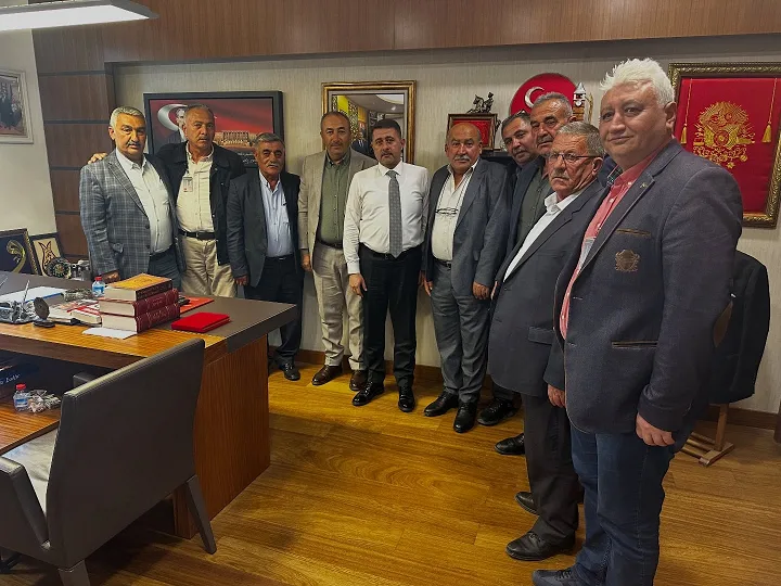 MHP Yozgat Milletvekili İbrahim Ethem Sedef, TBMM’de Boğazlıyan heyetini ağırlayarak