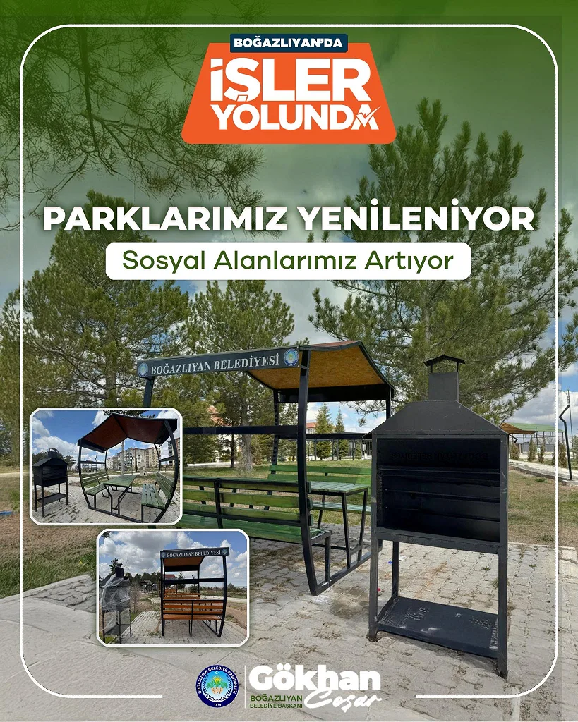 Gökhan Coşar, park ve sosyal alanlarda yenileme çalışmalarının hız kesmeden