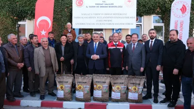 Yozgat’ta TAKE Projesi kapsamında çiftçilere yüzde 75 hibe destekli yerli