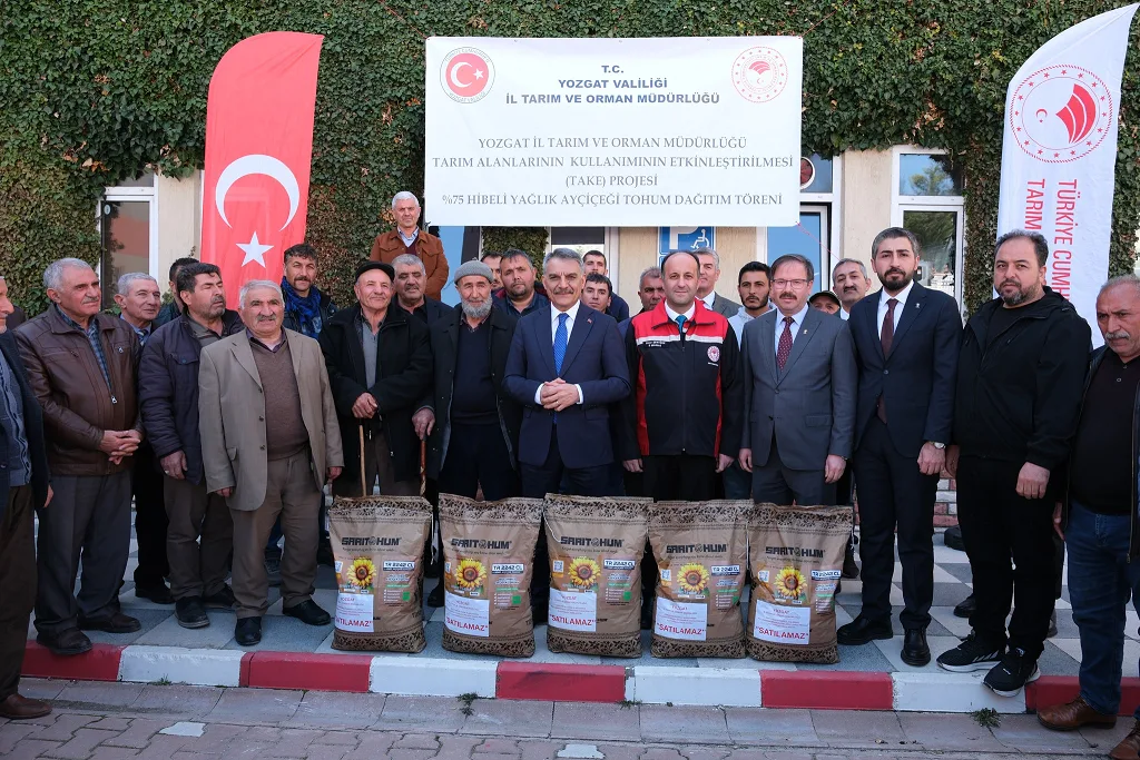 Yozgat’ta TAKE Projesi kapsamında çiftçilere yüzde 75 hibe destekli yerli