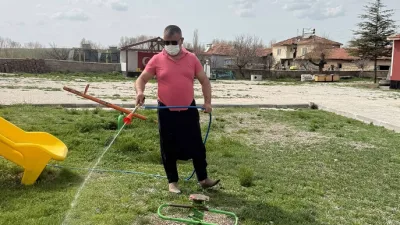Boğazlıyan Yapalak Köyü’nde cami, köy konağı ve kaldırımlar böcek ve