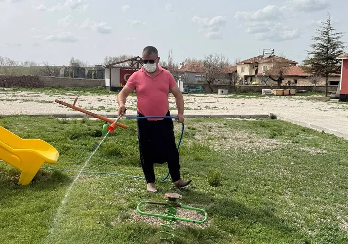 Boğazlıyan Yapalak Köyü’nde cami, köy konağı ve kaldırımlar böcek ve