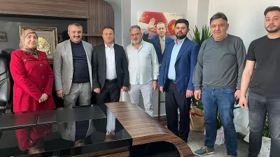 AK Parti Boğazlıyan İlçe Başkanı Hacı Yıldırım ve teşkilat üyeleri,