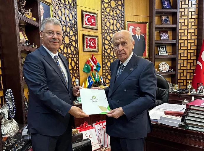 Kayseri Pancar Ekicileri Kooperatifi Başkanı Hüseyin Akay, MHP Genel Başkanı