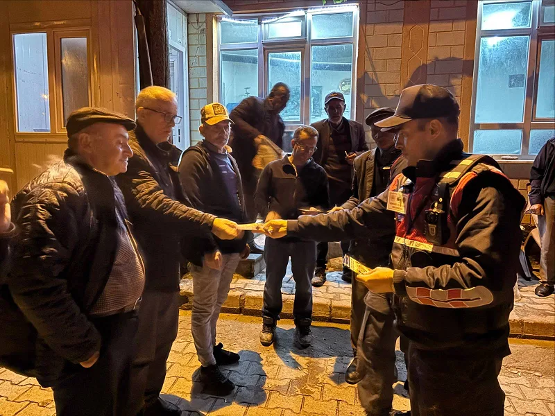 Yozgat İl Jandarma Komutanlığı ekipleri, Boğazlıyan’a bağlı köylerde vatandaşlara yönelik