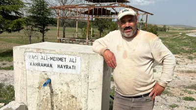Boğazlıyan Oğulcuk Köyü’nde kuraklık nedeniyle suyu kesilen Mehmet Ali Kahraman