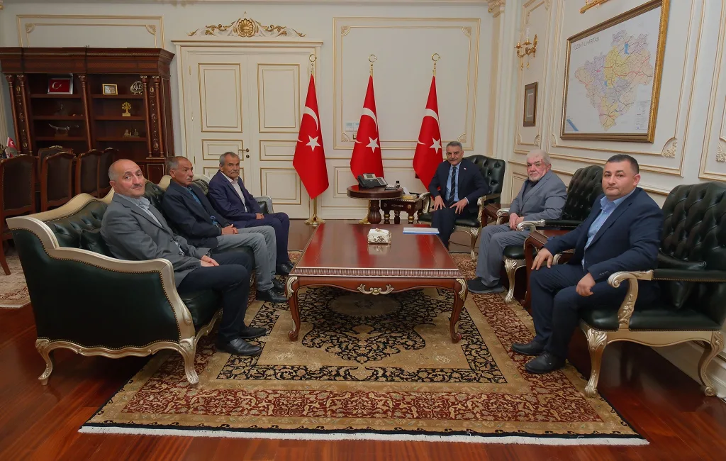 Rızvan Yiğit ve Mehmet Şahin öncülüğündeki heyet, Mehmet Ali Özkan’ı