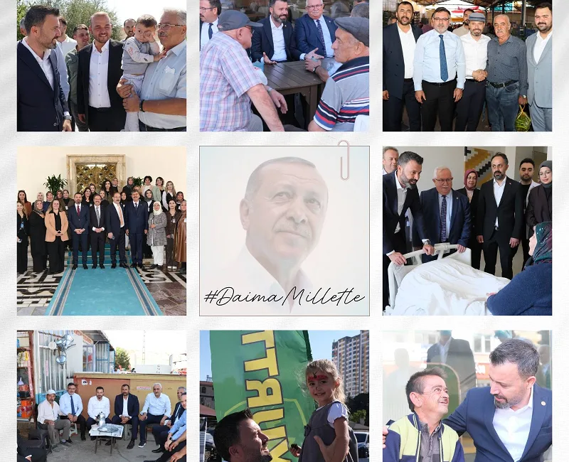 AK Parti Yozgat Milletvekili Süleyman Şahan, partinin vatandaşla sürekli temas