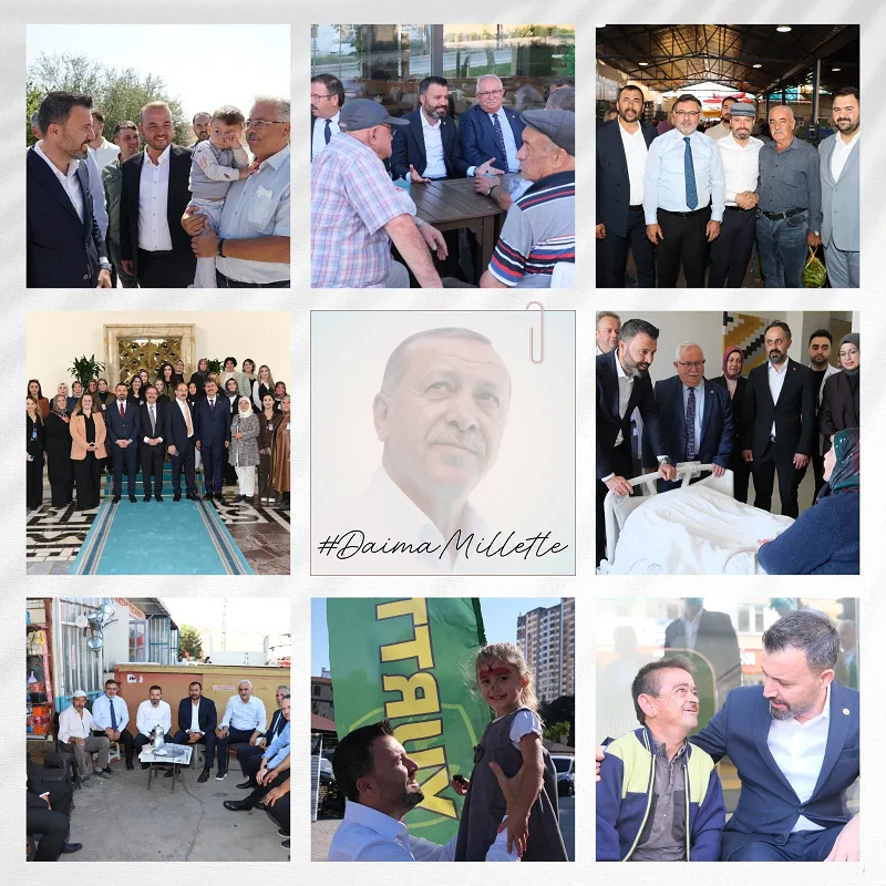 AK Parti Yozgat Milletvekili Süleyman Şahan, partinin vatandaşla sürekli temas