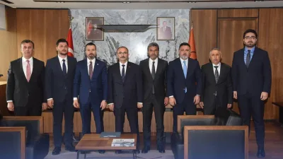 AK Parti Yozgat Milletvekili Süleyman Şahan ve beraberindeki heyet, Karayolları