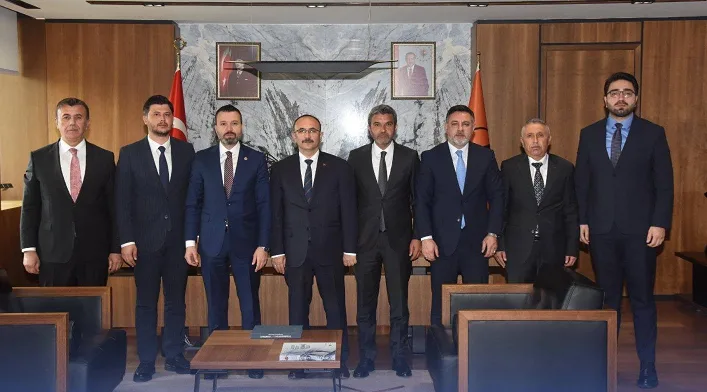 AK Parti Yozgat Milletvekili Süleyman Şahan ve beraberindeki heyet, Karayolları