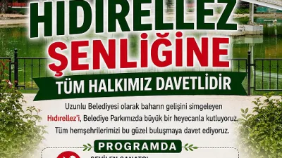 Uzunlu Belediyesi, 6 Mayıs’ta Belediye Parkı’nda düzenleyeceği etkinliklerle Hıdırellez’i coşkuyla