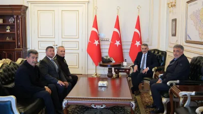 MHP Boğazlıyan İlçe Başkanı Celalettin Yarol ve beraberindeki heyet, Yozgat