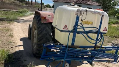 Çalapverdi Köyü’nde köy merkezi ve mezarlık alanında ikinci ilaçlama ve