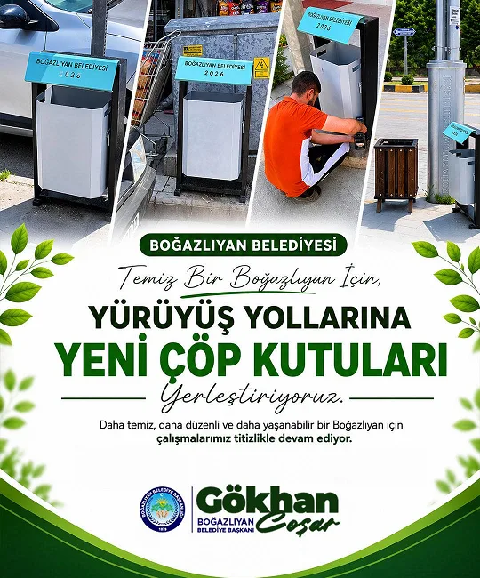 Boğazlıyan Belediyesi, çevre temizliğini artırmak amacıyla yürüyüş yolları ve sosyal