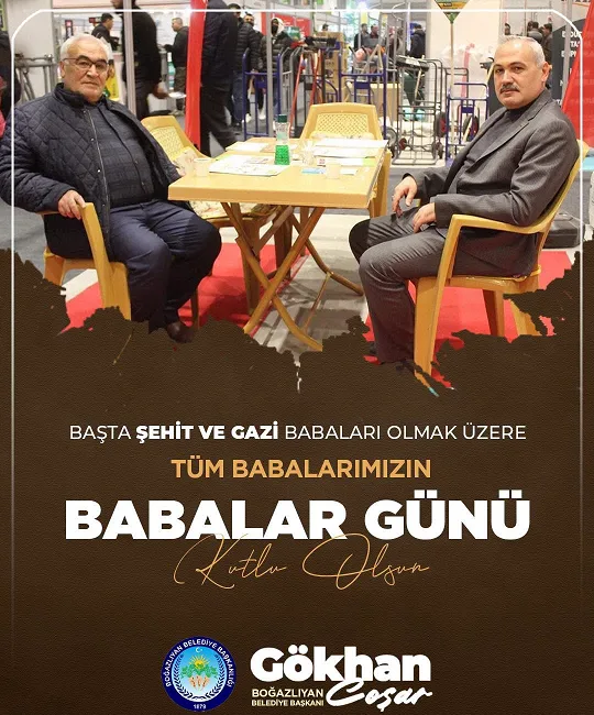 Boğazlıyan Belediye Başkanı Gökhan Coşar, Babalar Günü dolayısıyla yayımladığı mesajda